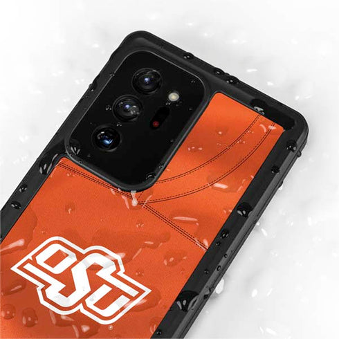 Oklahoma State University Orange Jersey Galaxy Note20 Ultra 5G Waterproof Case